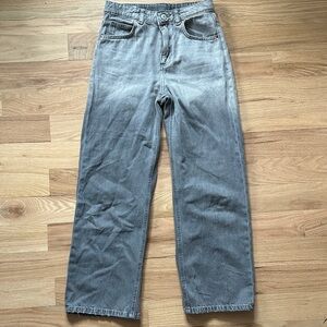 Zara ombré wide leg gray jeans girls size 13-14 yrs/ EUR 164